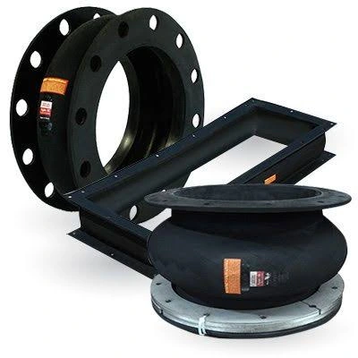 Flexible rubber fan and blower connectors for HVAC and industrial use