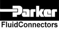 A black and white logo for parkside connected.