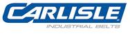 A blue and white logo for carlisle industries.