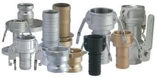 A group of different types of couplings.